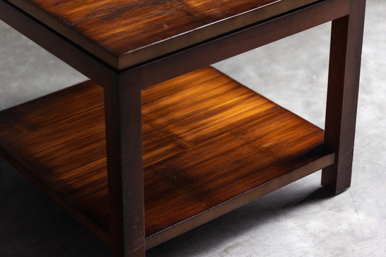 Image 1 of Table d'appoint en bambou par Axel Vervoordt, Belgique, 1980S