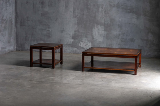 Image 1 of Table d'appoint en bambou par Axel Vervoordt, Belgique, 1980S