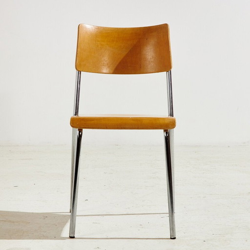 Chaise vintage en hêtre Horgen Glarus, 1960s