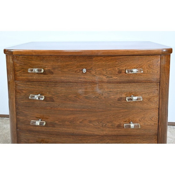 Image 1 of Commode Vintage Art Déco en placage de bois de rose, 1930