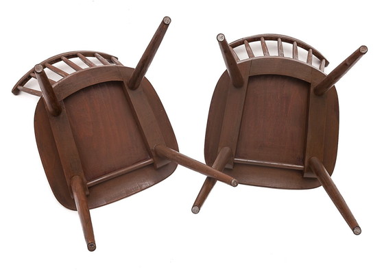 Image 1 of Paire De Chaises Bistrot Vintage, 1950