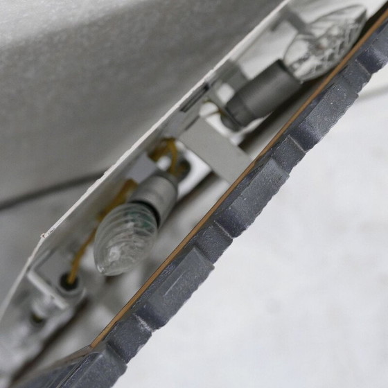 Image 1 of Miroir vintage en fer brut, Belgique 1970