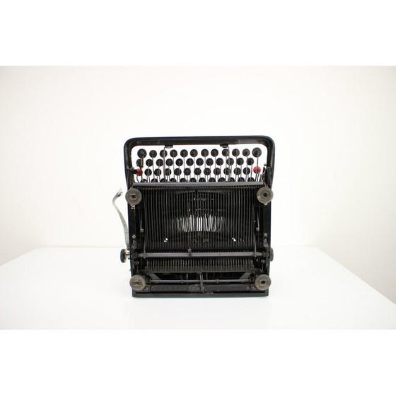 Image 1 of Machine à écrire vintage en plastique chromé pour Groma, Allemagne 1940