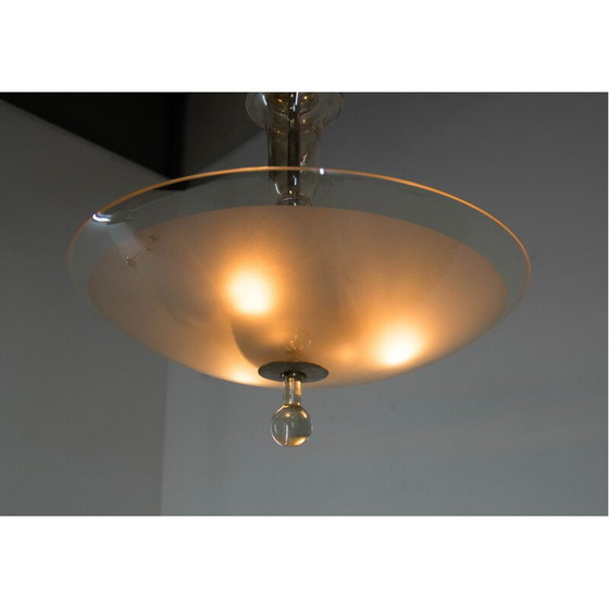 Image 1 of Lustre vintage Art Déco, Tchécoslovaquie, années 1930