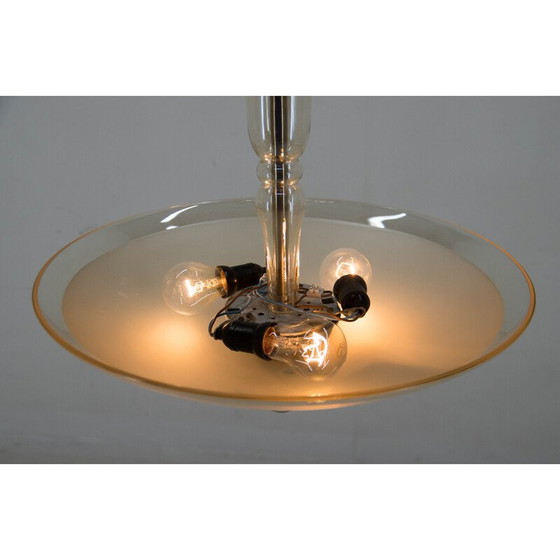 Image 1 of Lustre vintage Art Déco, Tchécoslovaquie, années 1930