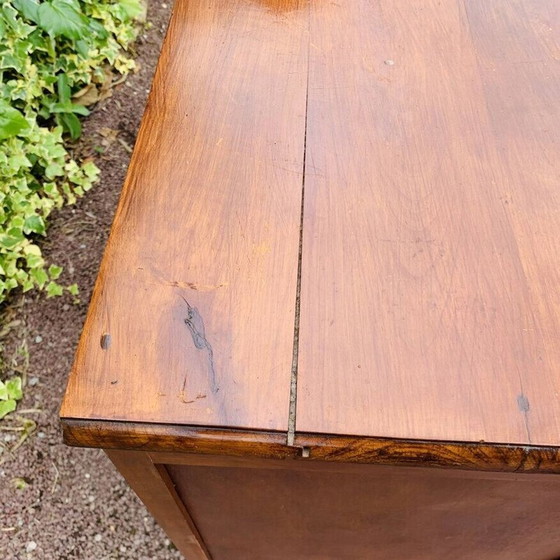 Image 1 of Commode vintage en bois à 3 tiroirs