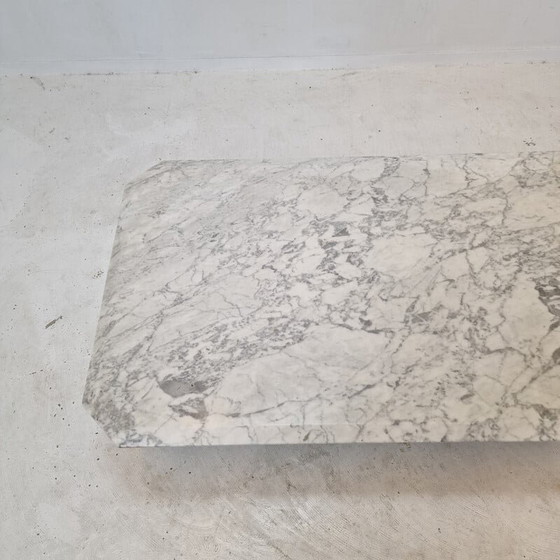Image 1 of Table basse vintage en marbre, Italie 1970