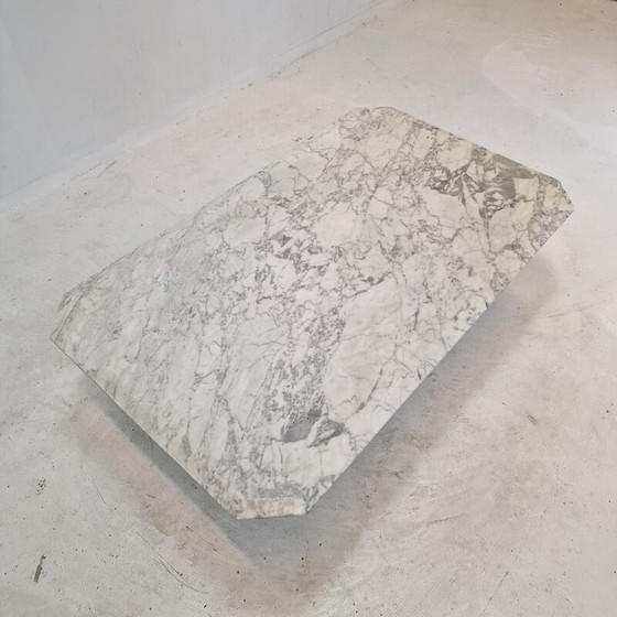 Image 1 of Table basse vintage en marbre, Italie 1970