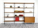 Teak Système d'étagères Olof Pira 60Er Sweden Wallshelf