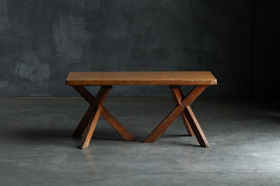 Image 1 of Table d'appoint de Charlotte Perriand pour l'Hôtel Les Trois Arcs, France, années 1960