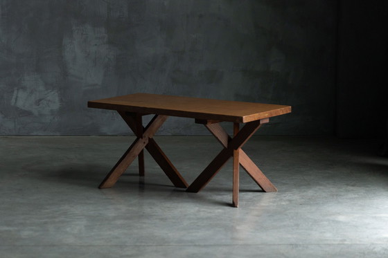 Image 1 of Table d'appoint de Charlotte Perriand pour l'Hôtel Les Trois Arcs, France, années 1960