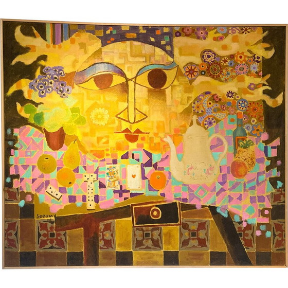 Image 1 of Peinture vintage de Jos Seeuws, Belgique, années 1970