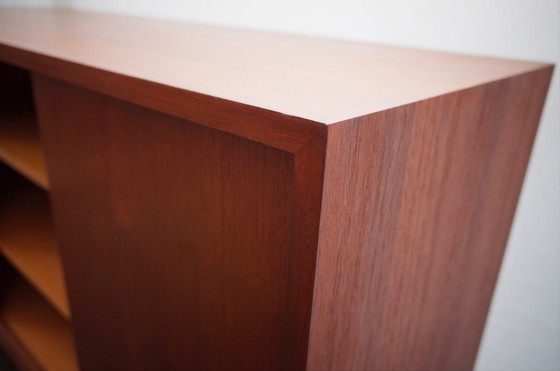 Image 1 of Teck danois Vintage Sideboard Commode portes coulissantes tiroirs