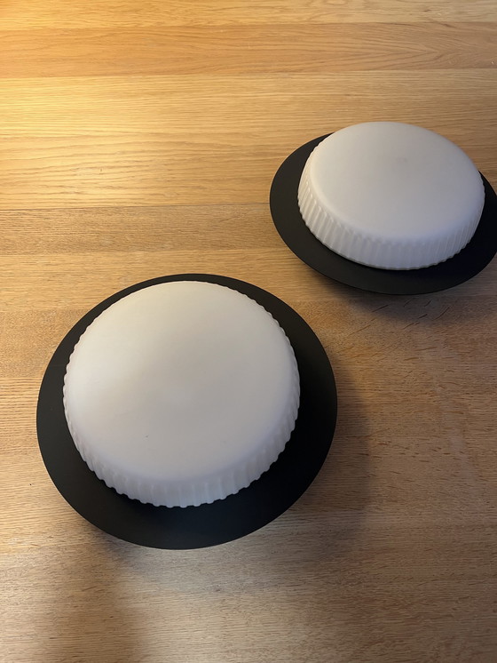 Image 1 of 2X plafonniers Bega, années 1960.