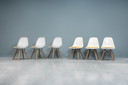 Chaises Eames Dsw, 6X