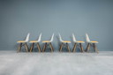 Chaises Eames Dsw, 6X