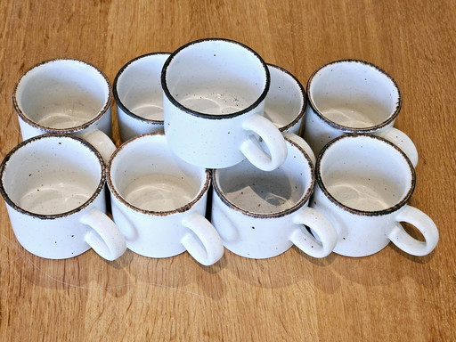 Midwinter Stonehenge - Lot de 9 tasses à thé