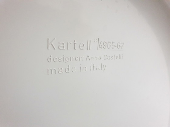 Image 1 of Table de nuit 'Componibili Tondi' Anna Castelli For Kartell , Italie 1969