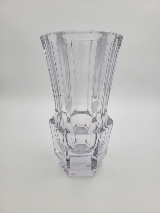 Image 1 of Vase Hexagonal En Verre