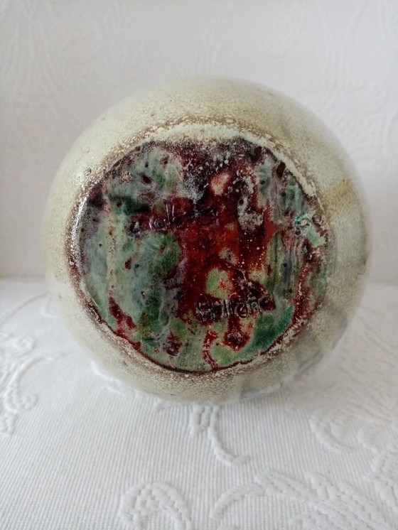 Image 1 of Vase Céramique Monochrome Hollandais Herman Zaalberg  50S (25.50Cm)        