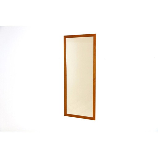 Miroir vintage en teck de Nygeverken, Suède 1960