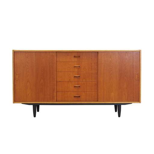 Buffet en chêne, Design danois, 1960S, Production : Danemark