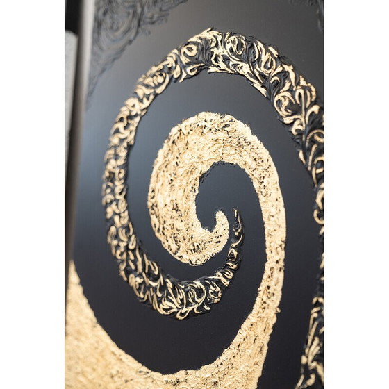 Image 1 of Ensemble de 5 peintures abstraites vintage, Italie 2022