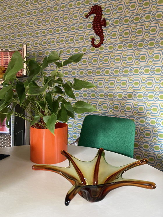 Image 1 of Vintage 1960 Murano Fruit Bowl