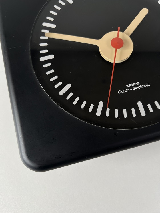 Image 1 of Horloge murale de l'ère spatiale de Krups, Allemagne des années 1970