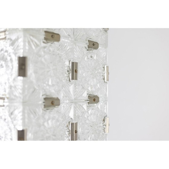 Image 1 of Lampe suspendue vintage en verre par Kamenicky Senov, 1970