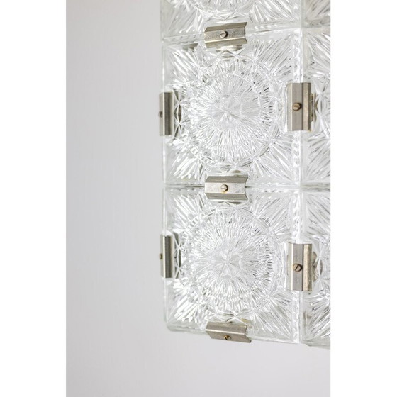 Image 1 of Lampe suspendue vintage en verre par Kamenicky Senov, 1970