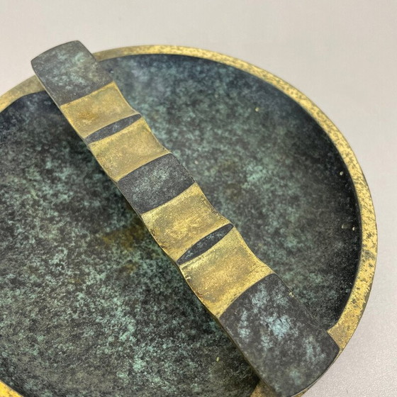 Image 1 of Cendrier tripode autrichien en laiton, 1950s