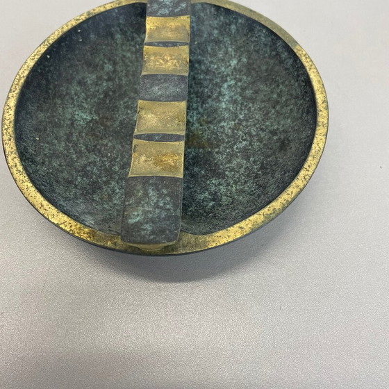 Image 1 of Cendrier tripode autrichien en laiton, 1950s