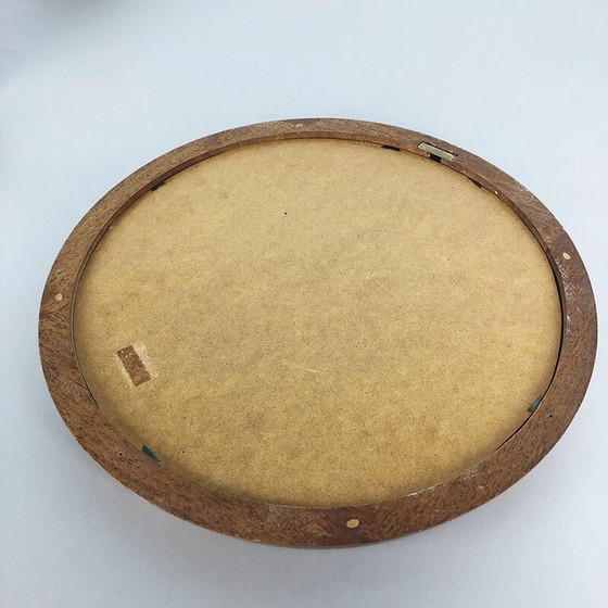 Image 1 of Miroir vintage en chêne et verre, Allemagne 1960