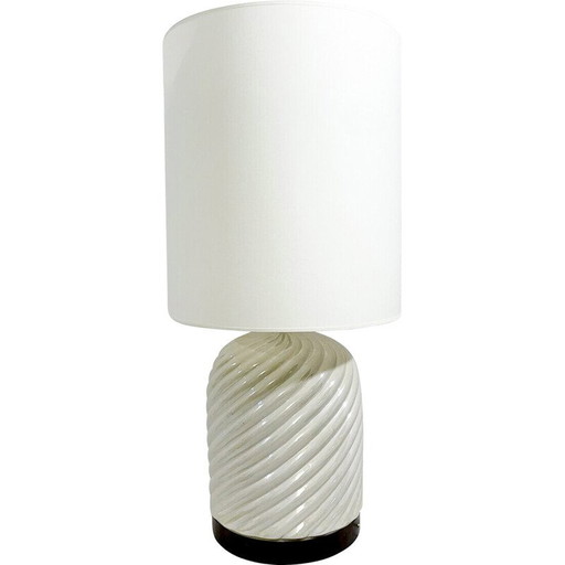 Lampe de table vintage en céramique par Tommaso Barbi, Italie 1970