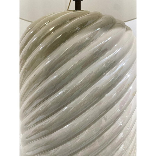 Lampe de table vintage en céramique par Tommaso Barbi, Italie 1970