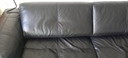 Boconcept Canapé en cuir noir crunchy