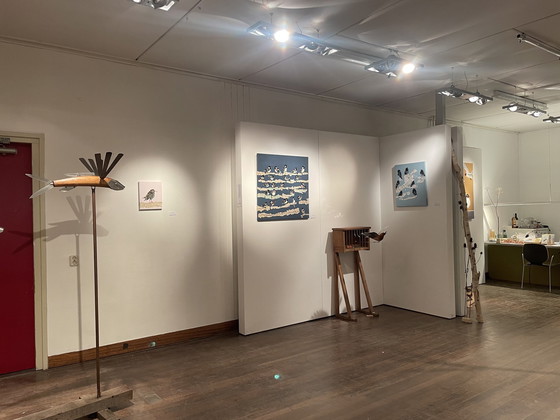 Image 1 of Peinture d'étourneaux