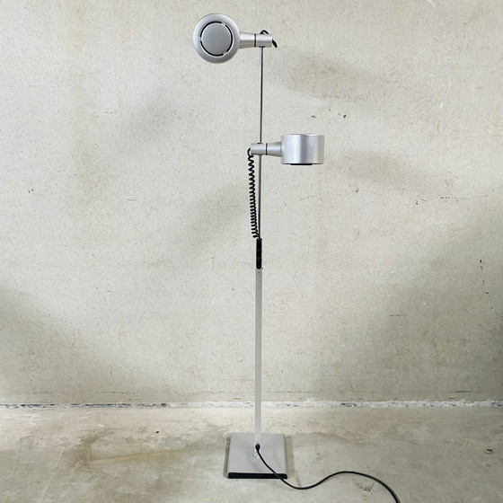 Image 1 of Qc Twin Spotlight Floor Lamp By Ronald Homes For Conelight Limited, United Kingdom 1970