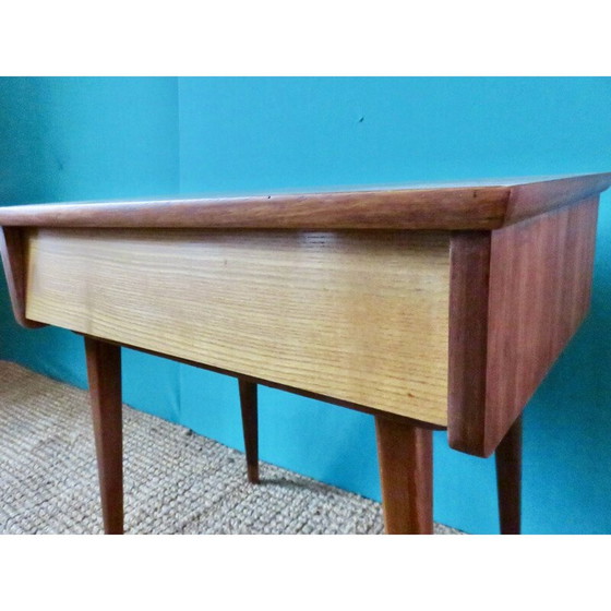 Image 1 of Table de nuit vintage avec tiroir incliné, Danemark 1950