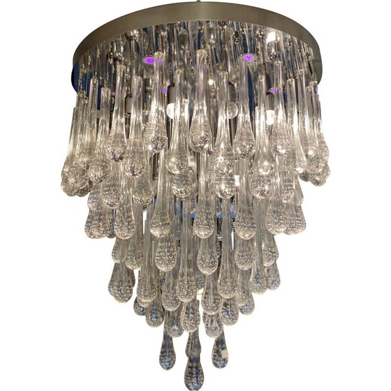 Image 1 of Lustre vintage en verre de Murano, 2015