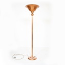 Lampadaire Vintage Art Deco en cuivre, France 1930