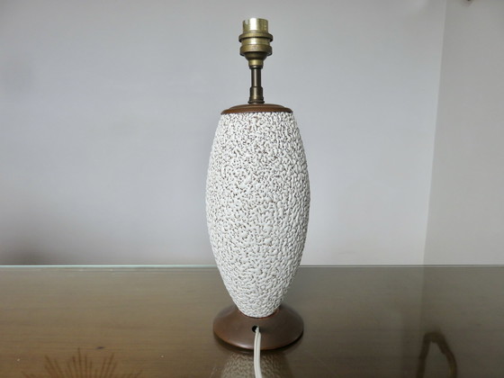 Image 1 of Lampe En Céramique Crispée De Jean Besnard Style Primavera, France, 1960