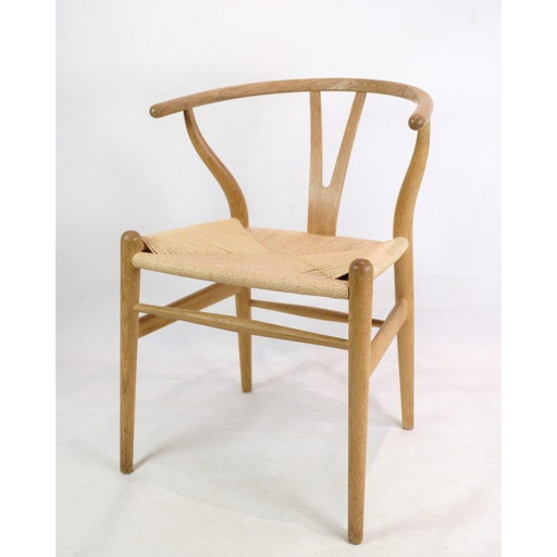 Ensemble de 4 chaises vintage modèle Ch24 en bois de chêne par Hans J. Wegner, 1950