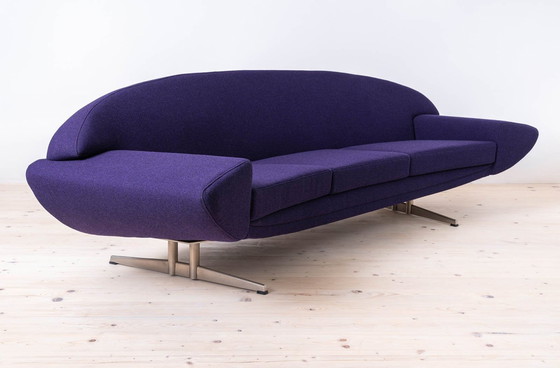 Image 1 of Johannes Andersen Capri Sofa For Ab Trensums Fåtöljfabrik, Reupholstered In Kvadrat
