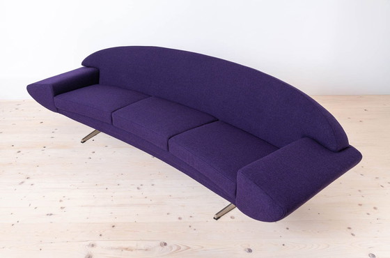 Image 1 of Johannes Andersen Capri Sofa For Ab Trensums Fåtöljfabrik, Reupholstered In Kvadrat
