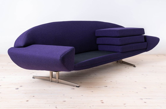 Image 1 of Johannes Andersen Capri Sofa For Ab Trensums Fåtöljfabrik, Reupholstered In Kvadrat