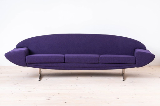 Johannes Andersen Capri Sofa For Ab Trensums Fåtöljfabrik, Reupholstered In Kvadrat