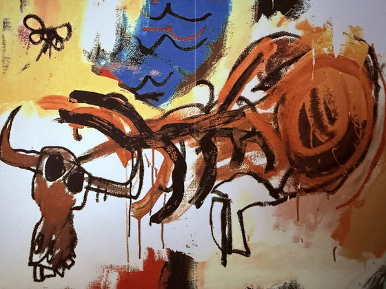 Image 1 of Jean-Michel Basquiat : lithographie, numérotée 50/300.