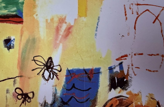 Image 1 of Jean-Michel Basquiat : lithographie, numérotée 50/300.